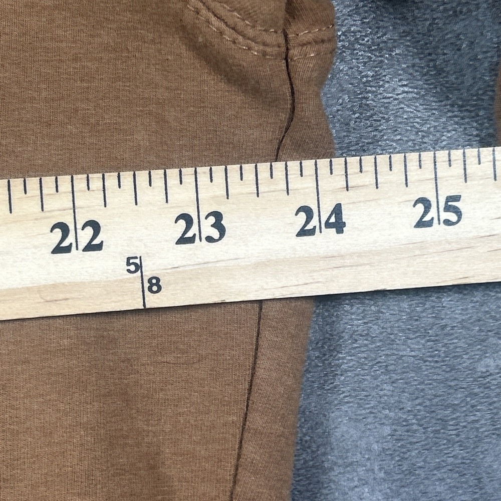 Stance ButterBlend Pullover Mens XL Brown 1/4 Zip Fleece Sweatshirt Soft Stretch - Picture 6 of 8